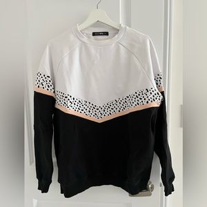 Sarah’s Day x White Fox “All I do is Brunch” Sweater, Size M